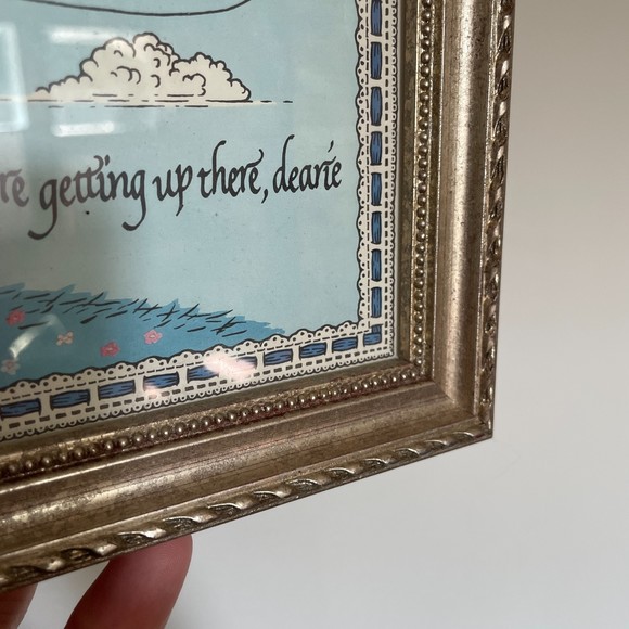 Adorable Punny Wall Art Glass Front Professionally Framed and Mounted Wall Art - Picture 6 of 10